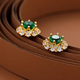 Crystal Halo Drop Earrings