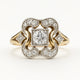 Vintage Zirconia Gold Ring