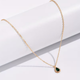 Emerald Stone Dew Necklace