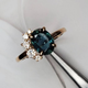 Luxe Blue Crystal Ring