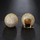 Elegant Shiny Basket Earrings