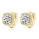 Nadine Gold Square Earrings
