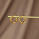 Gold Twist Earrings