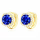Nadine Minimal Sapphire Earrings