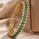 Emerald Crown Tennis Bracelet