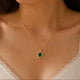Zarela Fontayne Emerald Necklace