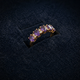 Orlina Violet Crest Rose Gold Ring