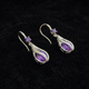 Calithra Lumen Twist White Gold Earrings