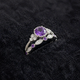 Violetis Crown White Gold Ring Set