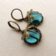 Antique Gold Dragonfly Earrings