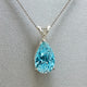 Ocean's Tear White Gold Necklace
