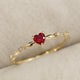 Coralyn Amuora Ruby Gold Ring