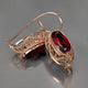 Talessia Rougefort Rose Gold Earrings