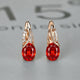 Varessa Ruberine Gold Earrings