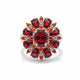 Scarlet Petal Ring
